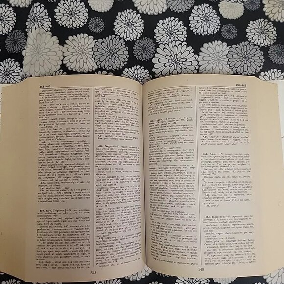 New Websters Dictionary and Rogets Thesaurus - Hardcover - ACCEPTABLE - Picture 6 of 6